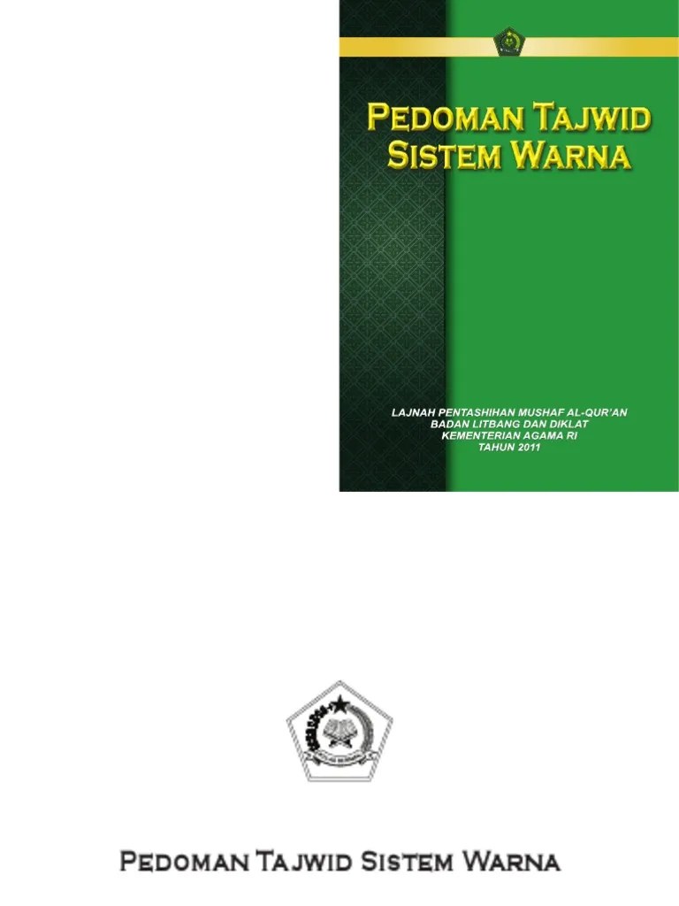 Buku Pedoman Tajwid Sistem Warna