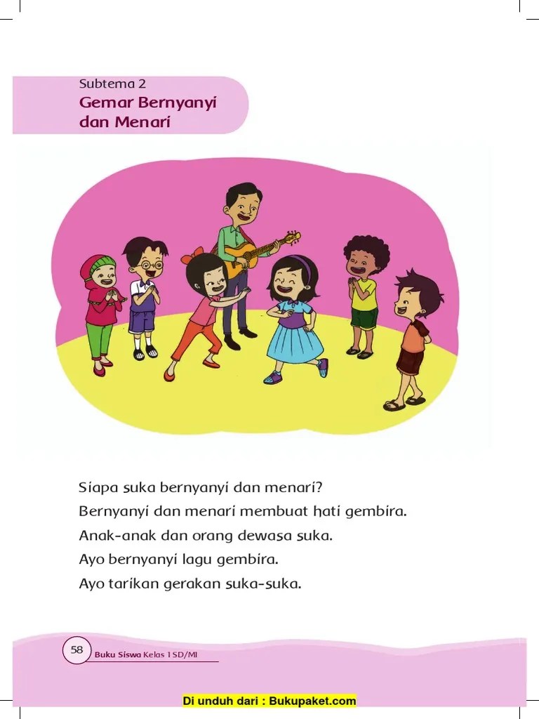 Saat bernyanyi dan menari bersama adik kita dapat - Angkoo