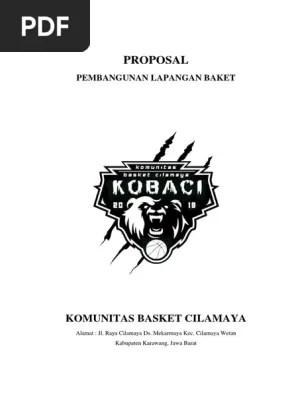 Proposal Pembangunan Lapangan Basket | PDF