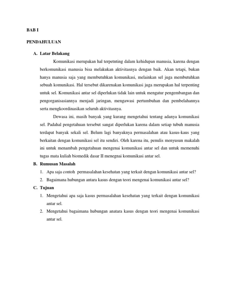 Tugas Komunikasi Sel | PDF