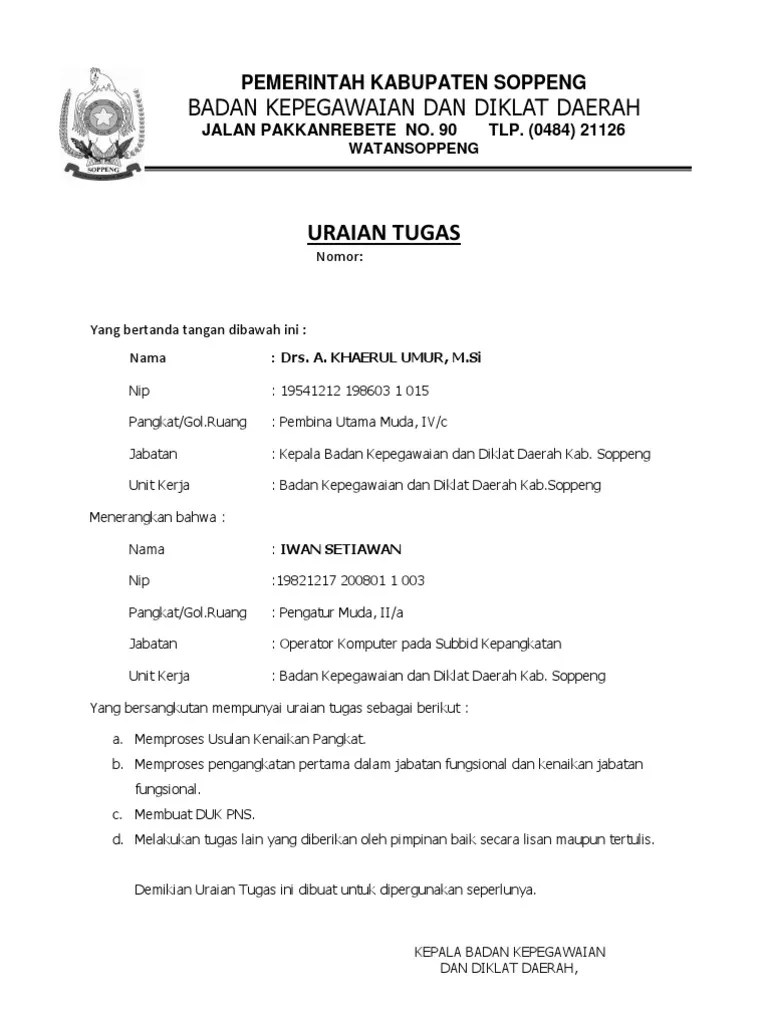 Contoh uraian - Angkoo