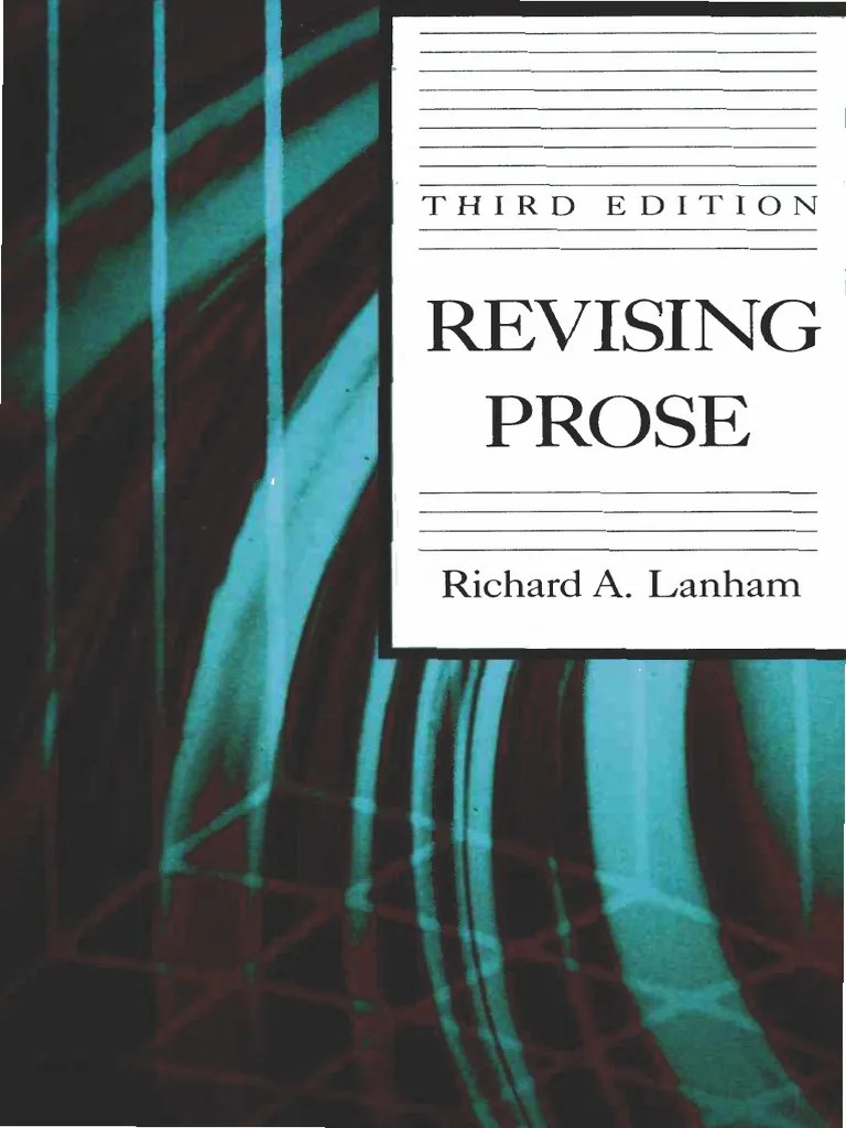Revising Prose Richard Lanham.pdf Phrase Thought