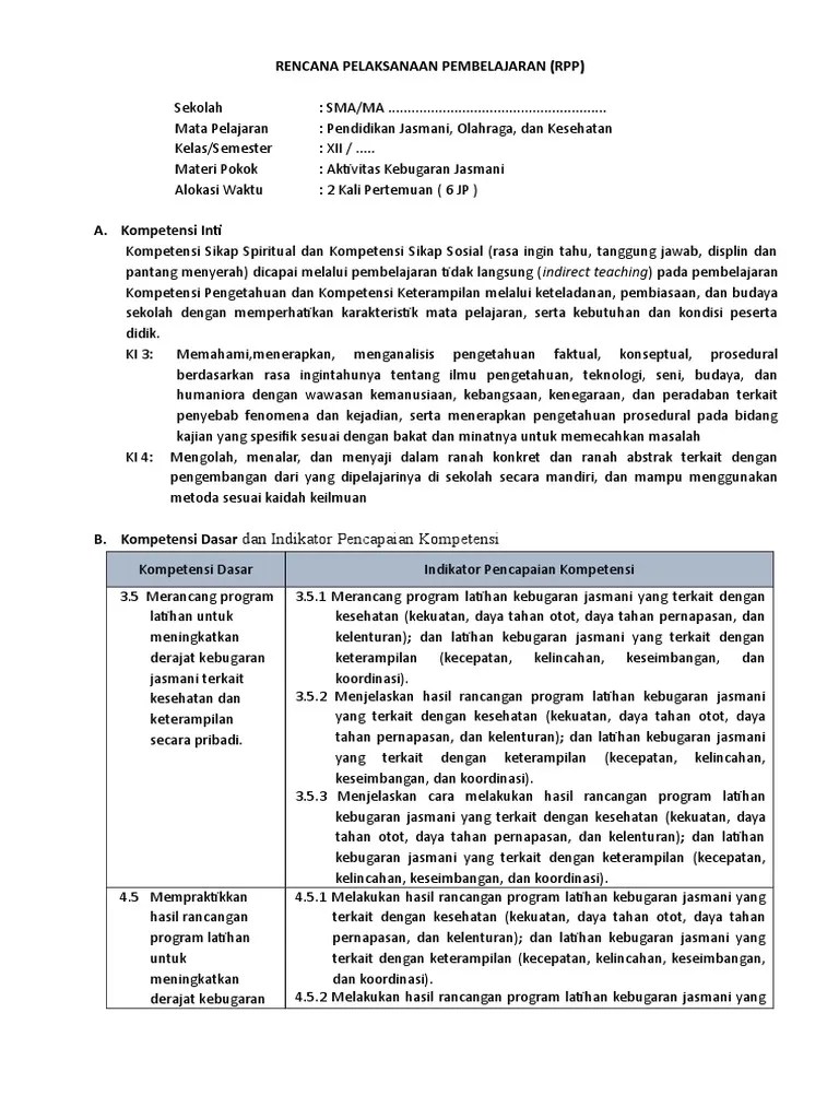 Soal Beserta Jawabanya Tentang Kebugaran Jasmani Kelas 10 Smk