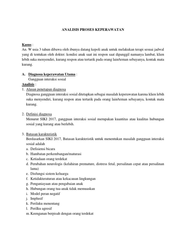 Gangguan Interaksi Sosial | PDF