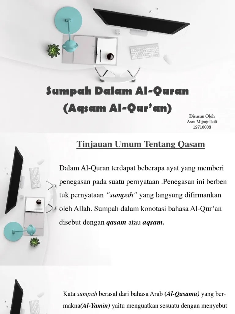 Sumpah Dalam Al-Qur&rsquo;an (Asra Mijrajullaili) | PDF