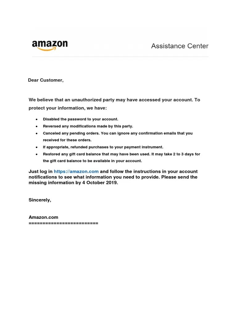 Amazon Statement PDF