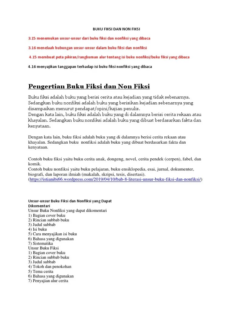 Apa Yang Dimaksud Dengan Buku Fiksi Dan Nonfiksi – Berbagai Buku