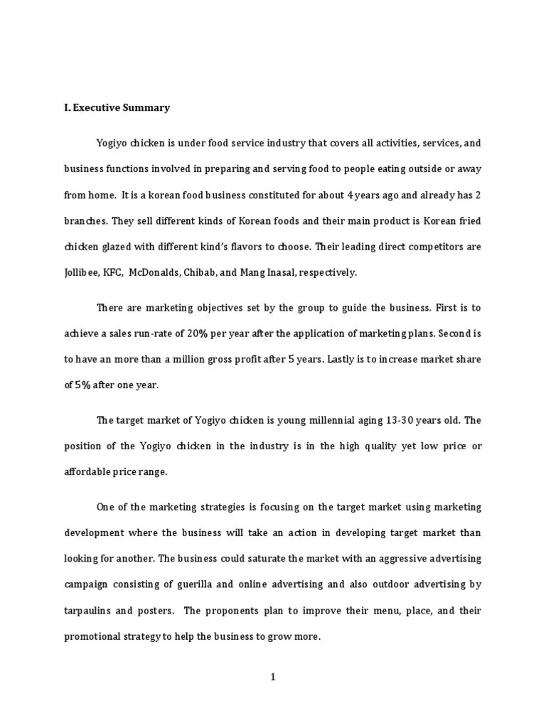 Marketing Plan Outline PDF Market Segmentation Fast Food Restaurants