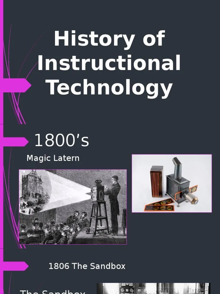 History of Instructional Technology PDF