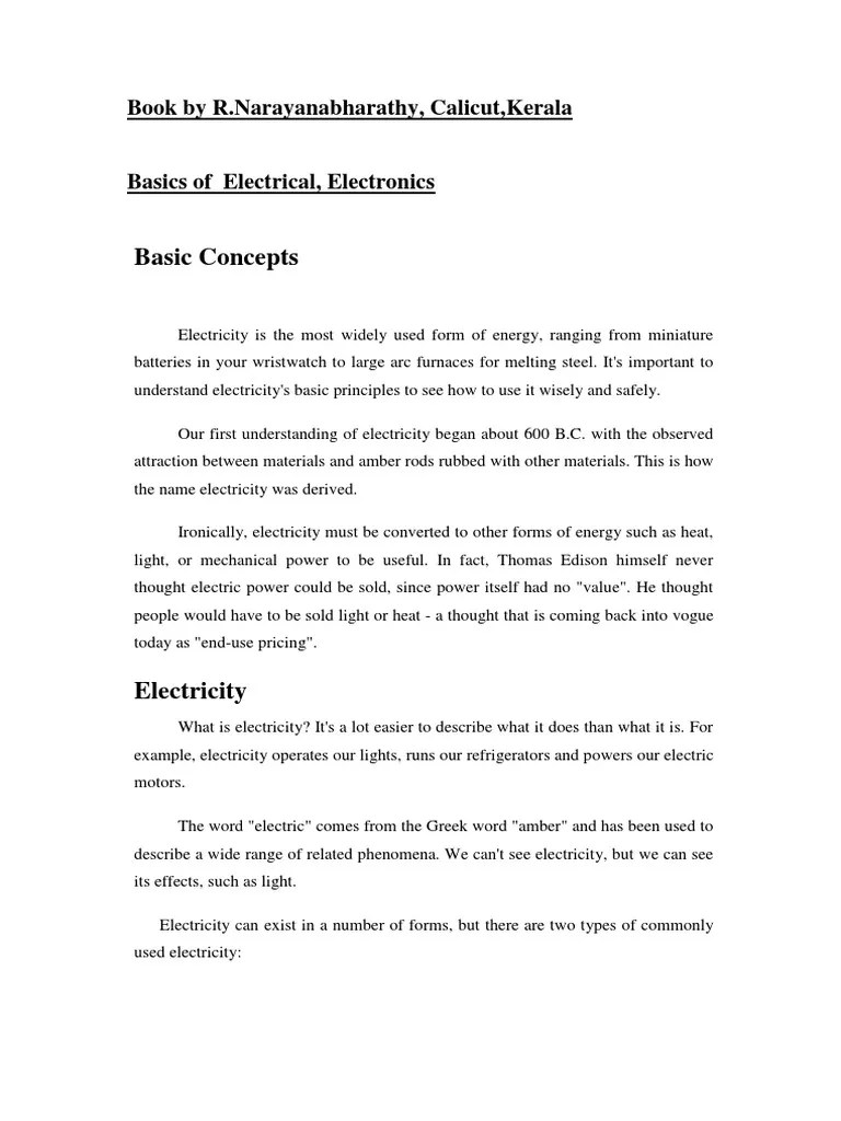 Computer Hardware Book PDF Electrical Resistance And Conductance