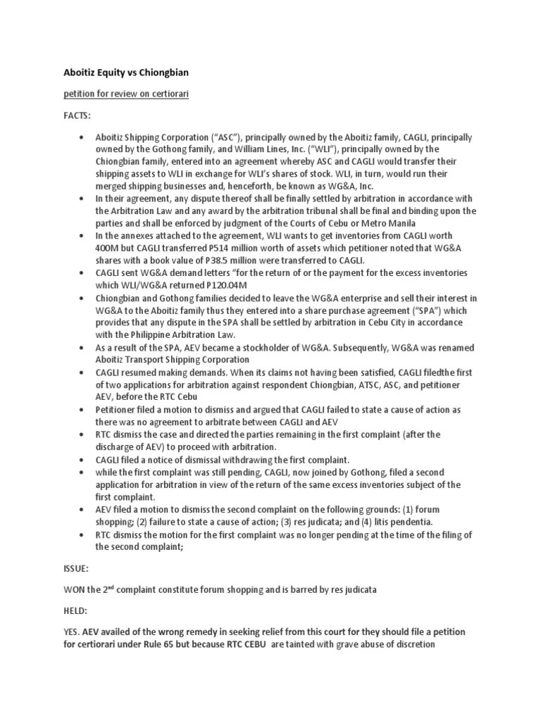 Dispute Over Excess Shipping Asset Transfers Court Rules Second