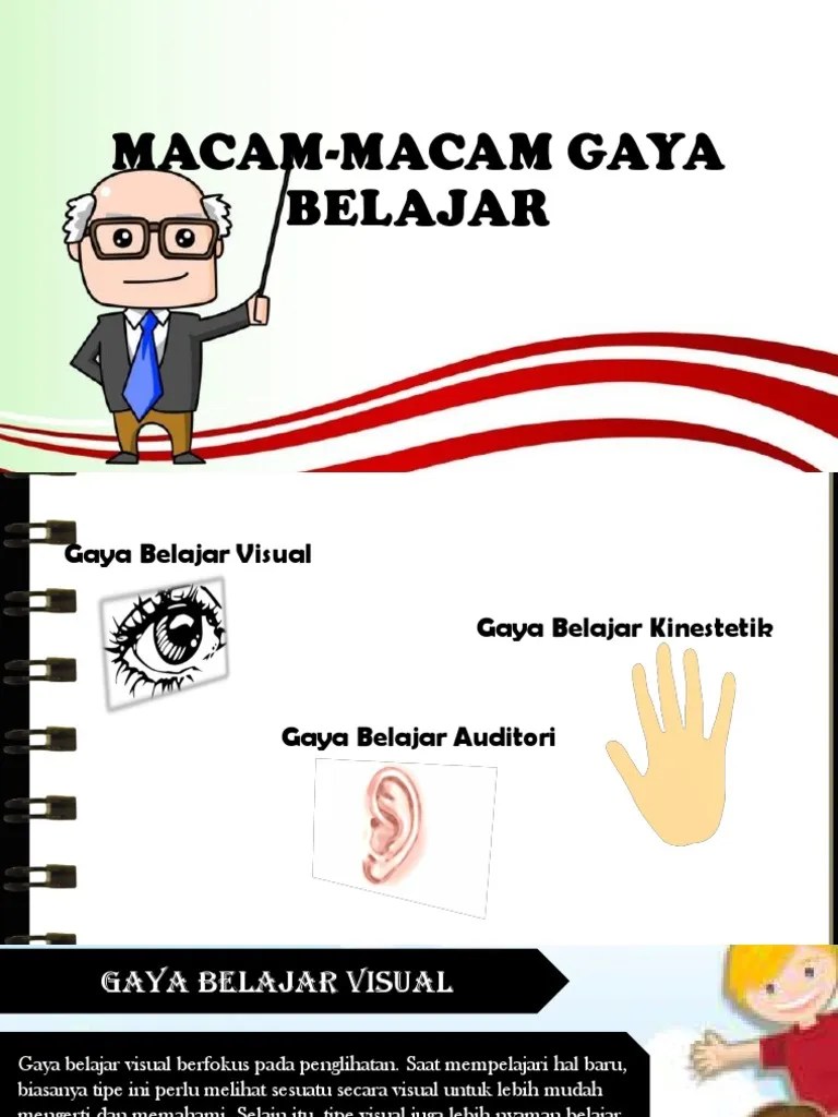 Macam-Macam Gaya Belajar | PDF