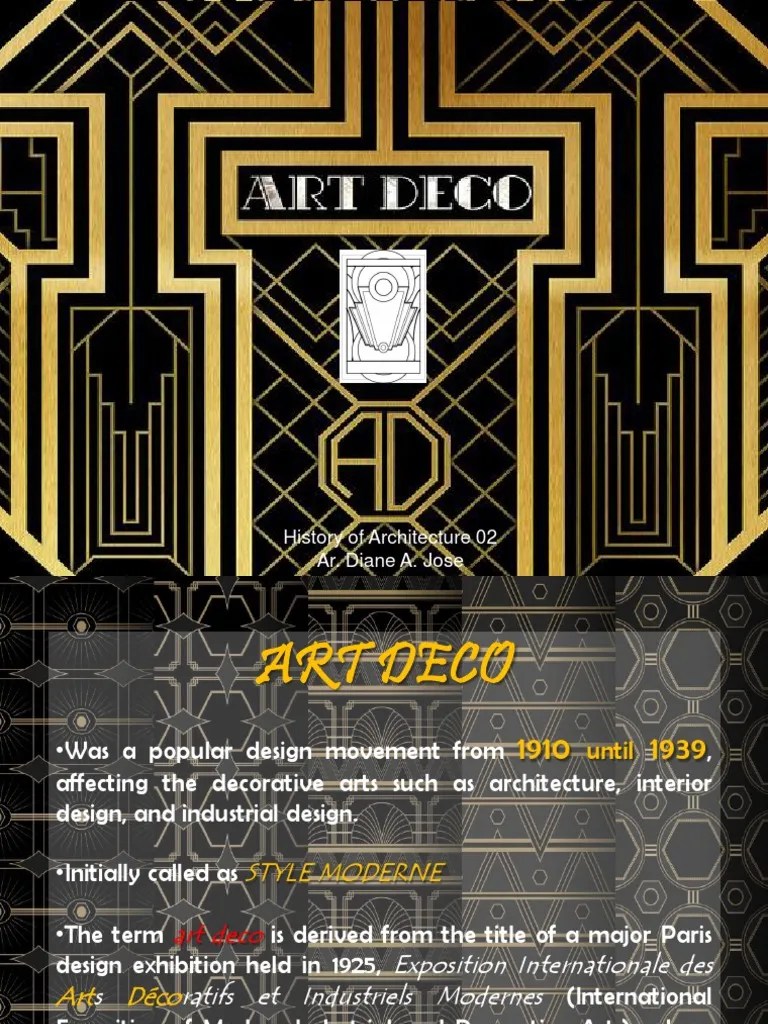 The Rise and Characteristics of Art Deco A Defining Style of the Early
