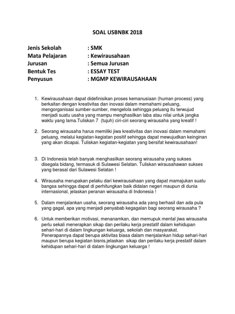 Soal Essay Dan Jawaban Tentang Lingkungan Hidup – Pigura