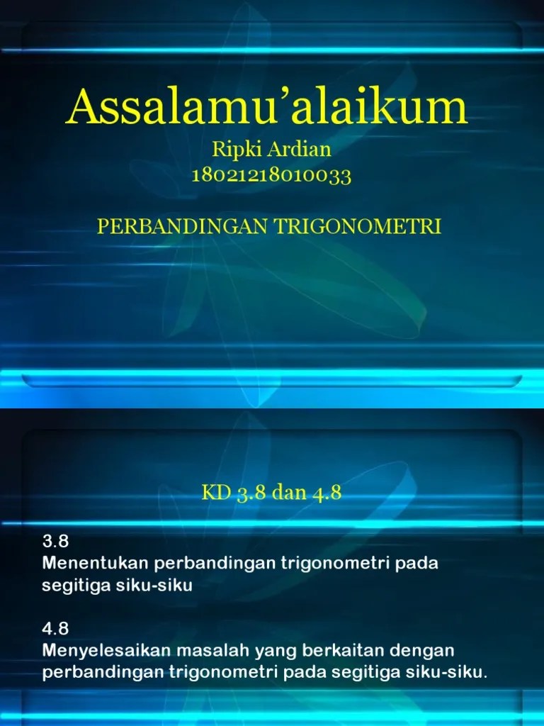 Trigonometri Kelas 10 Ppt