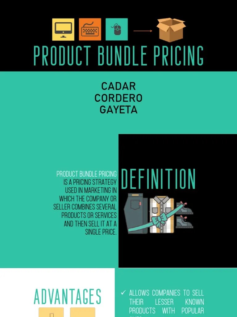 Product Bundle Pricing Simplified PDF