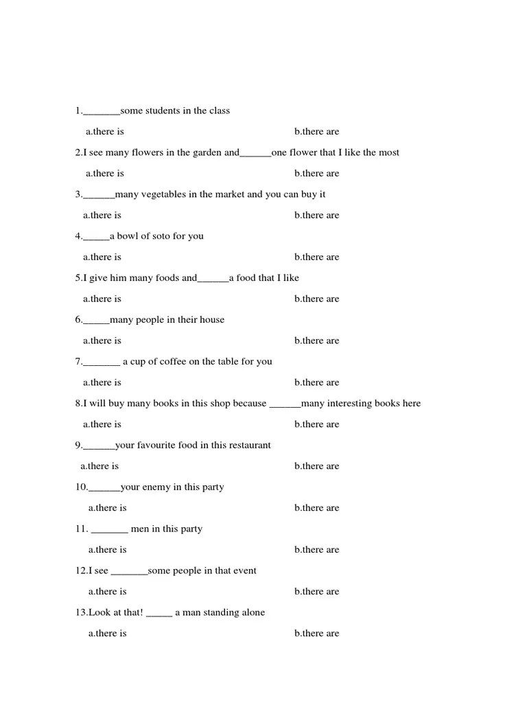 There Is | PDF | Food And Drink