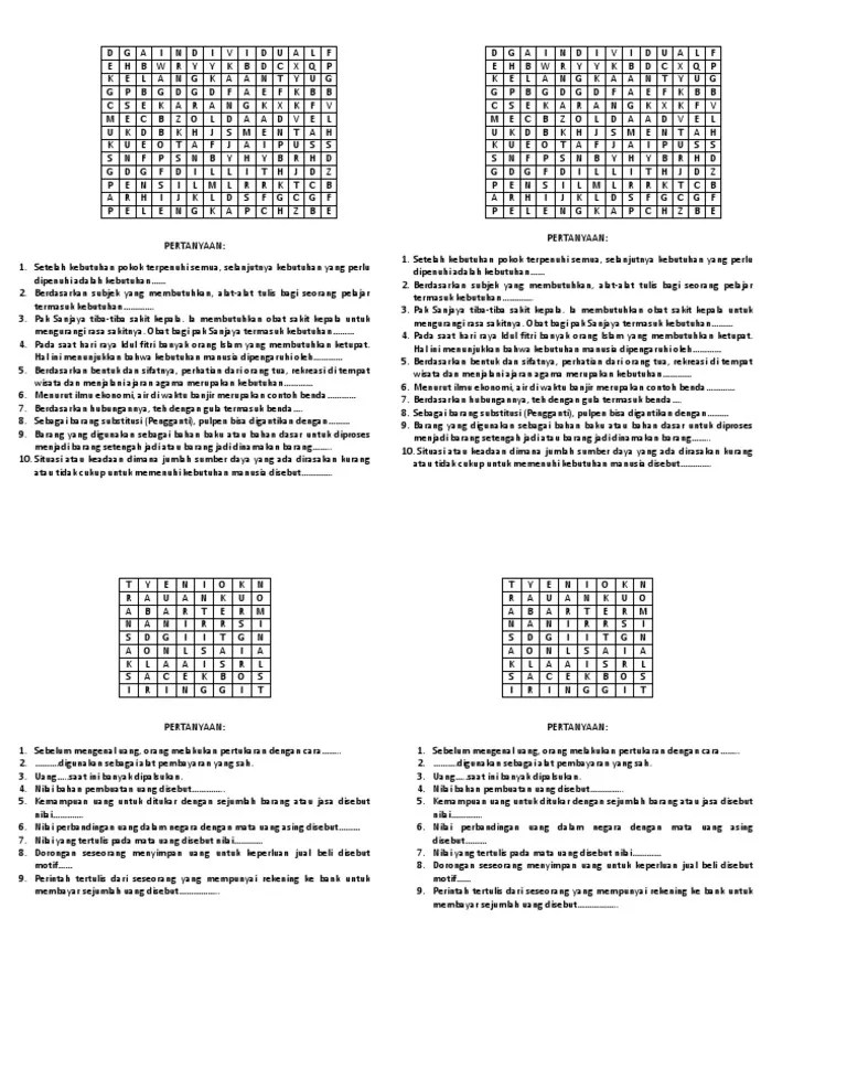 Teka Teki Silang PDF