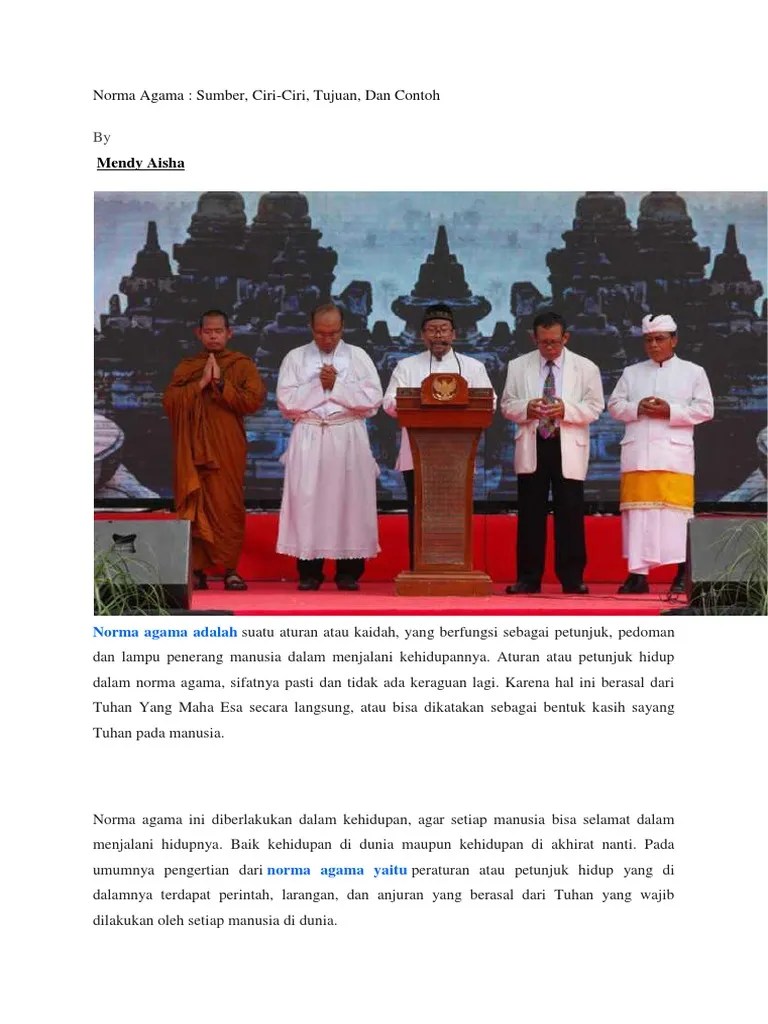 29+ Download Gambar Poster Tentang Norma Agama Terlengkap | Homposter