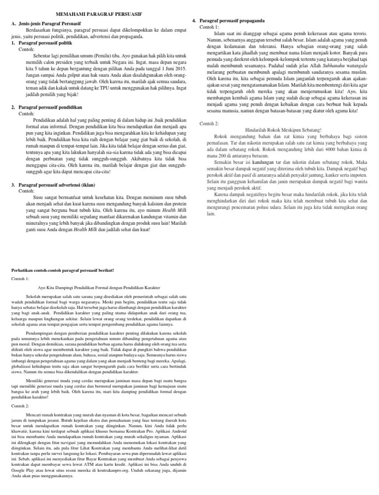 Memahami Teks Persuasif | PDF