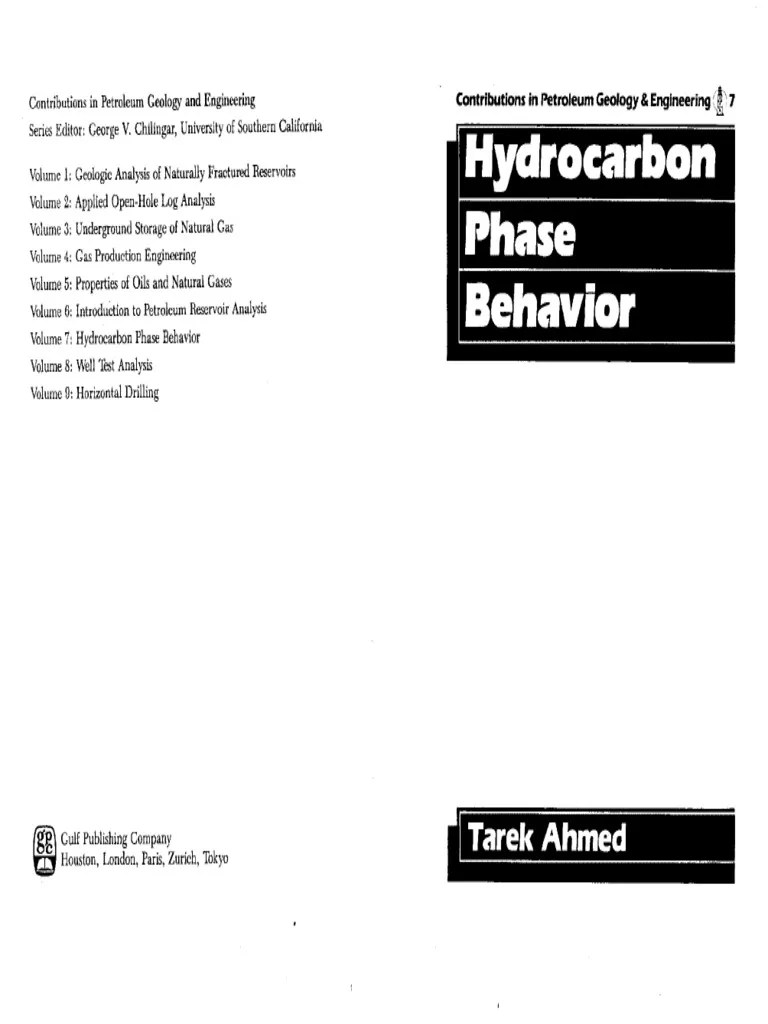 Hydrocarbon Phase Behavior