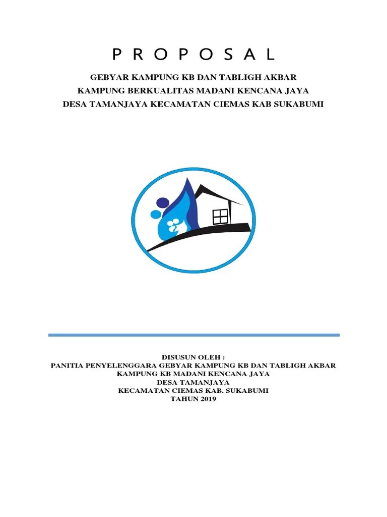 Proposal Gebyar Kampung KB | PDF