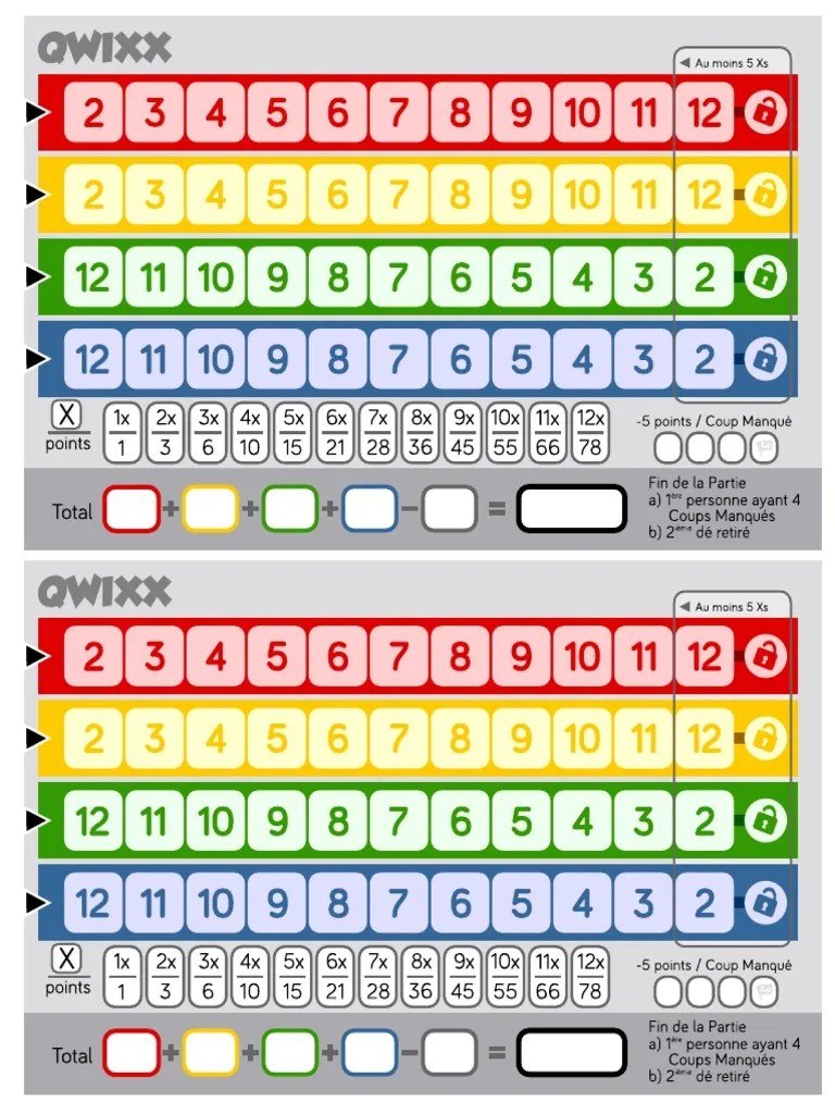 Qwixx Score Sheets Printable Printable Word Searches Qwixx Score Sheets Printable Printable Word Searches