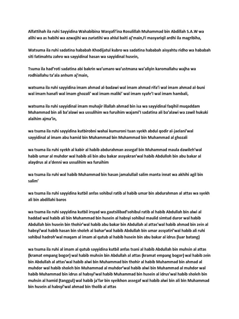 Doa Ila Hadroti Artinya - Dakwah Islami