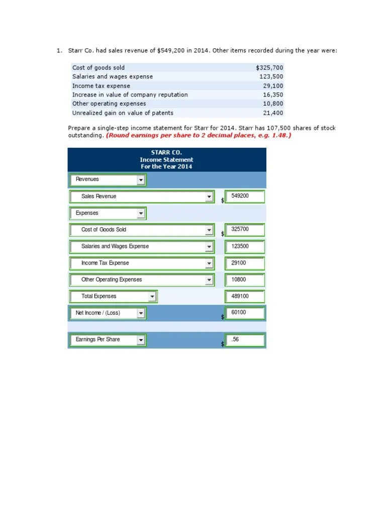 Intermediate Accounting I Chapter 4 HW Problems with Answers.docx