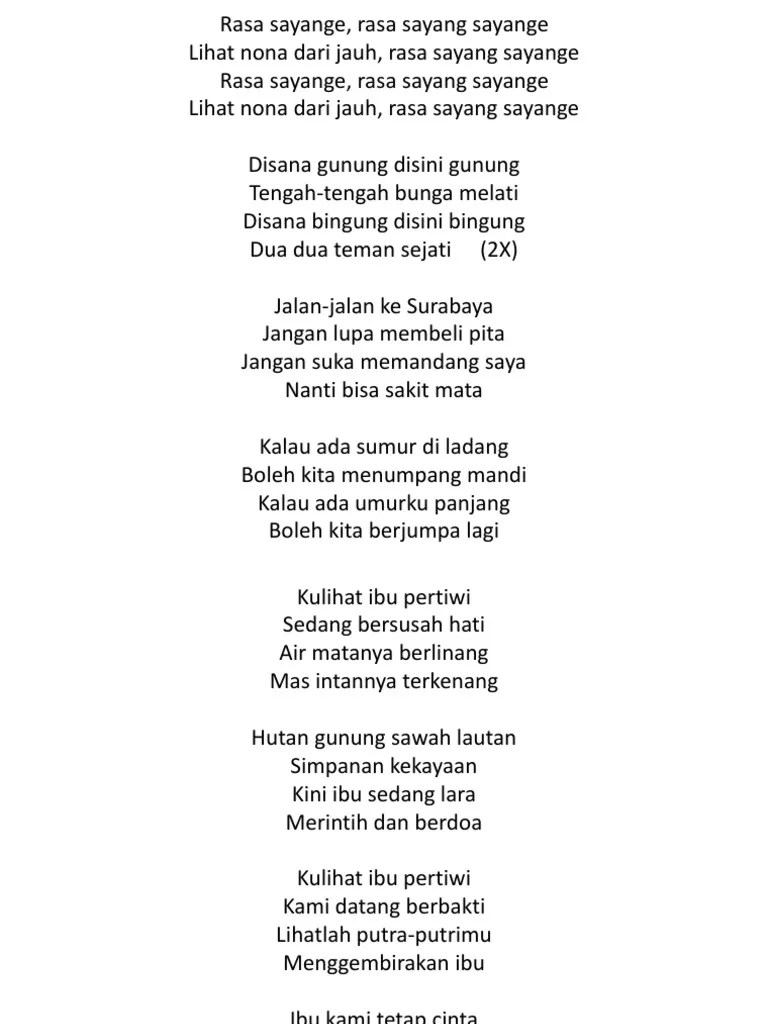 Lagu Daerah | PDF