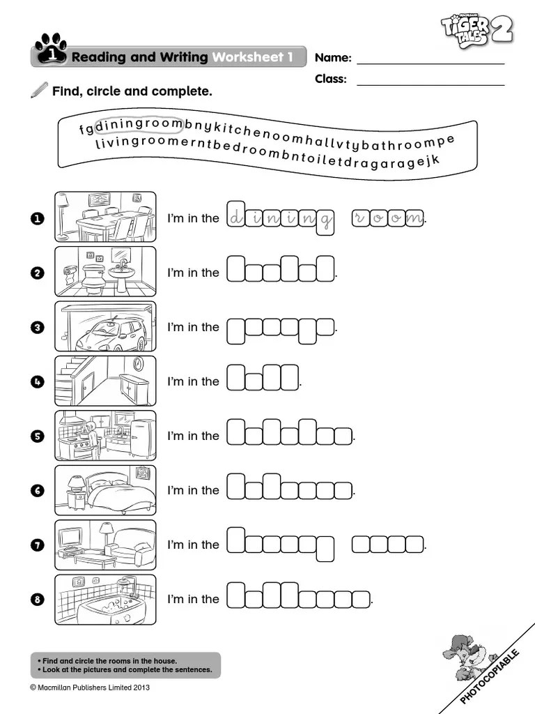 Tiger 2 Worksheet PDF | PDF