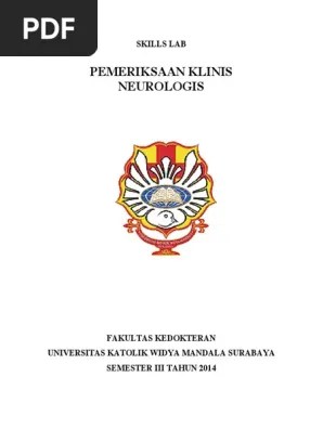 Skills Lab Pemeriksaan Neurologi - 2014 PDF | PDF