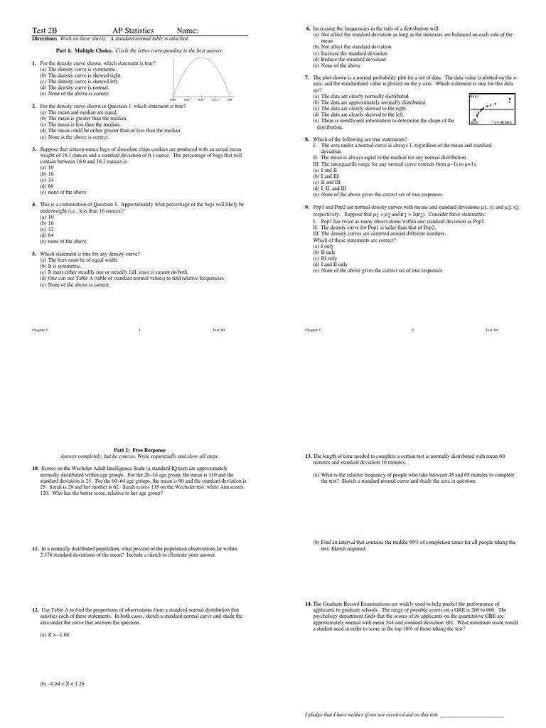 Test_B AP Statistics