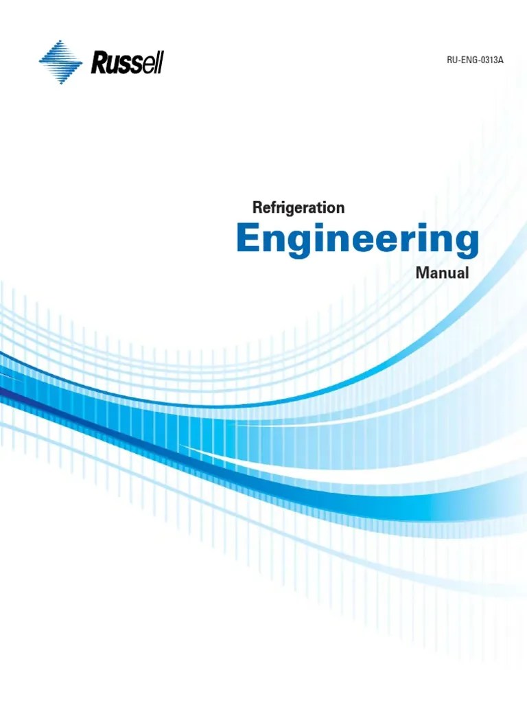 Russell Refrigeration and Design Manual | PDF | Refrigeration