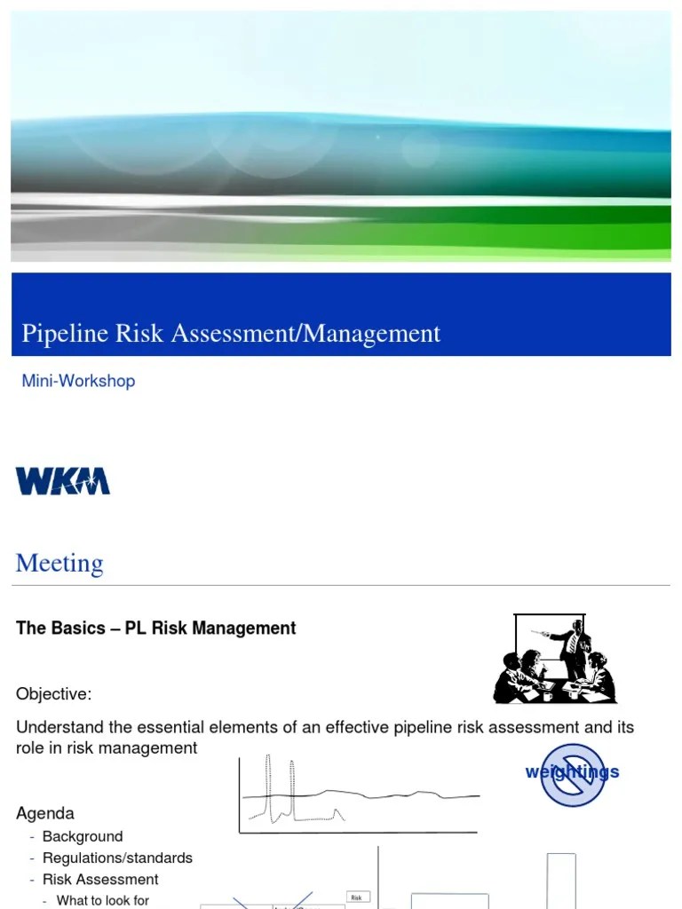 Muhlbauer PHMSA Committee Pipeline Risk Assessment Management Mini