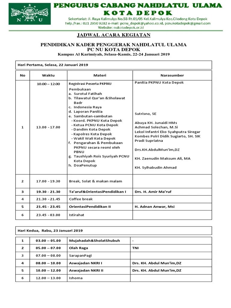 Round Down Acara Pkpnu 1 | PDF