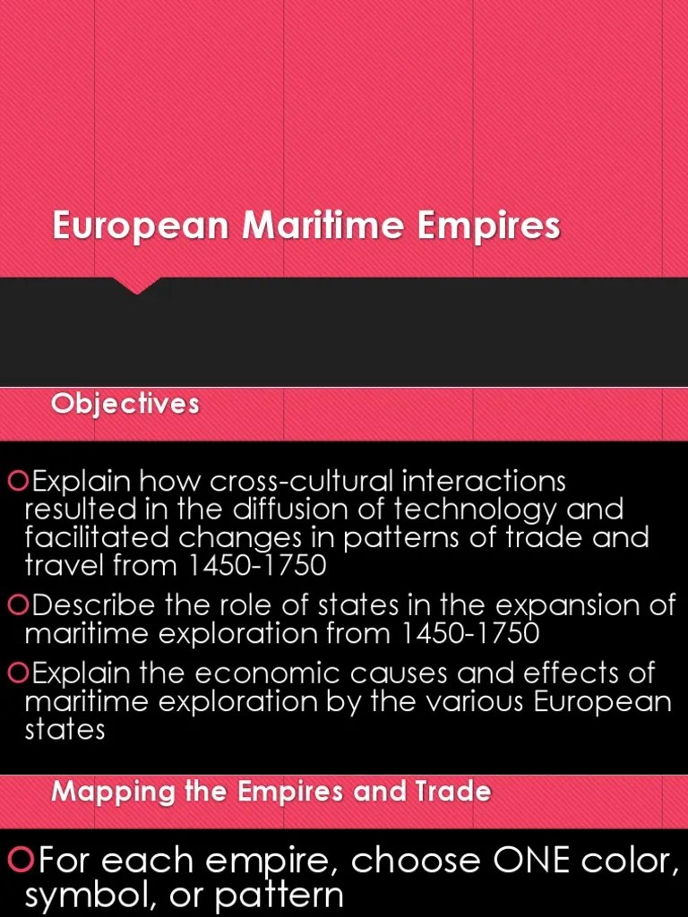 European Maritime Empires 1111 PDF Maritime History Trade