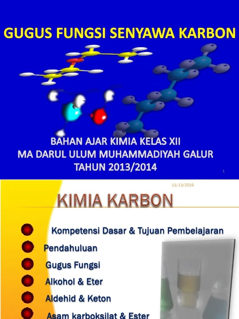 Gugus Fungsi Senyawa Karbon | PDF