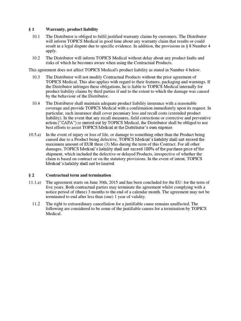 1 Warranty, Product Liability | PDF | Liability Insurance | Product