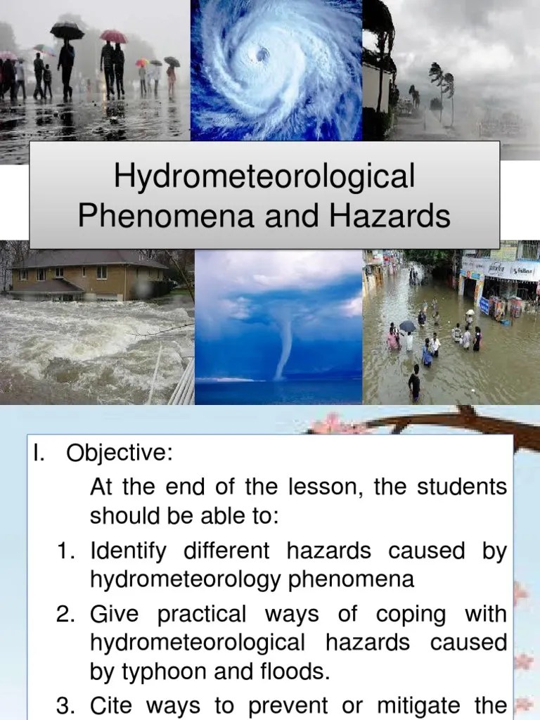 Hydrometeorological Phenomena and Hazards (Observed Evaluation) PDF