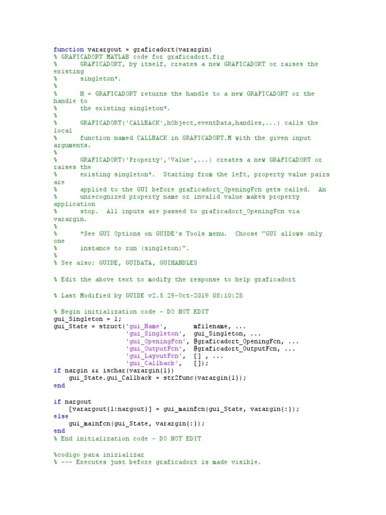 Function 'Gui Name' 'Gui Singleton' 'Gui Openingfcn' 'Gui