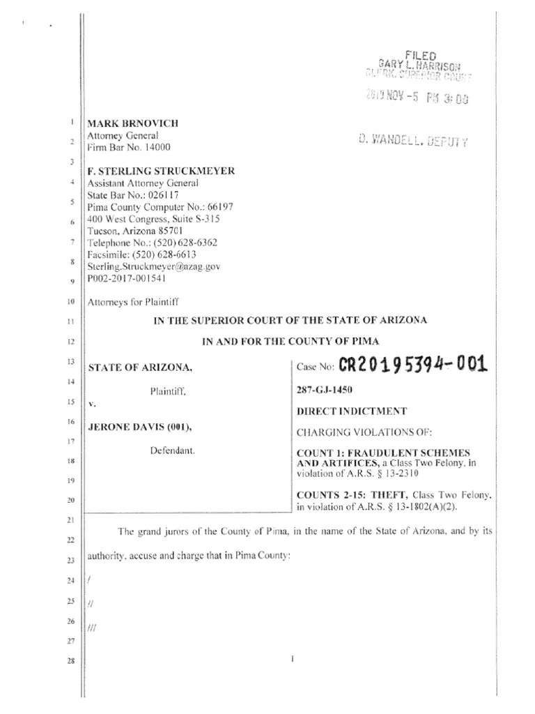 DAVIS Indictment True Bill Redacted
