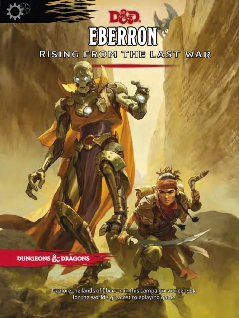 Eberron Rising From The Last War PDF World Of Eberron Fantasy