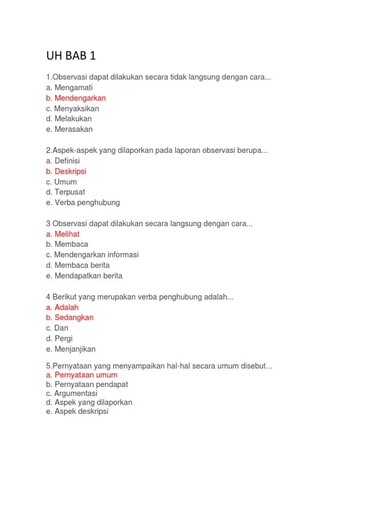 Aspek Aspek Yang Dilaporkan Pada Laporan Observasi Berupa - Seputar Laporan