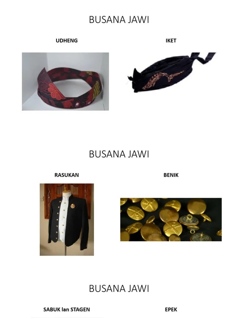 Busana Jawi | PDF