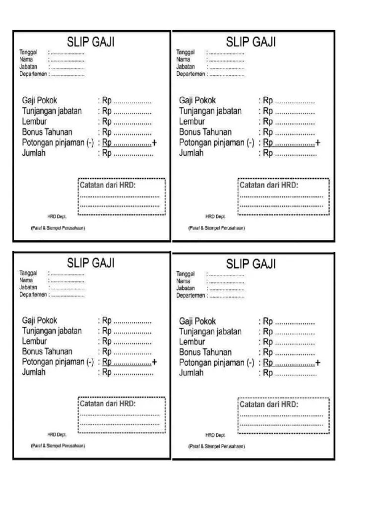 Slip Gaji PDF