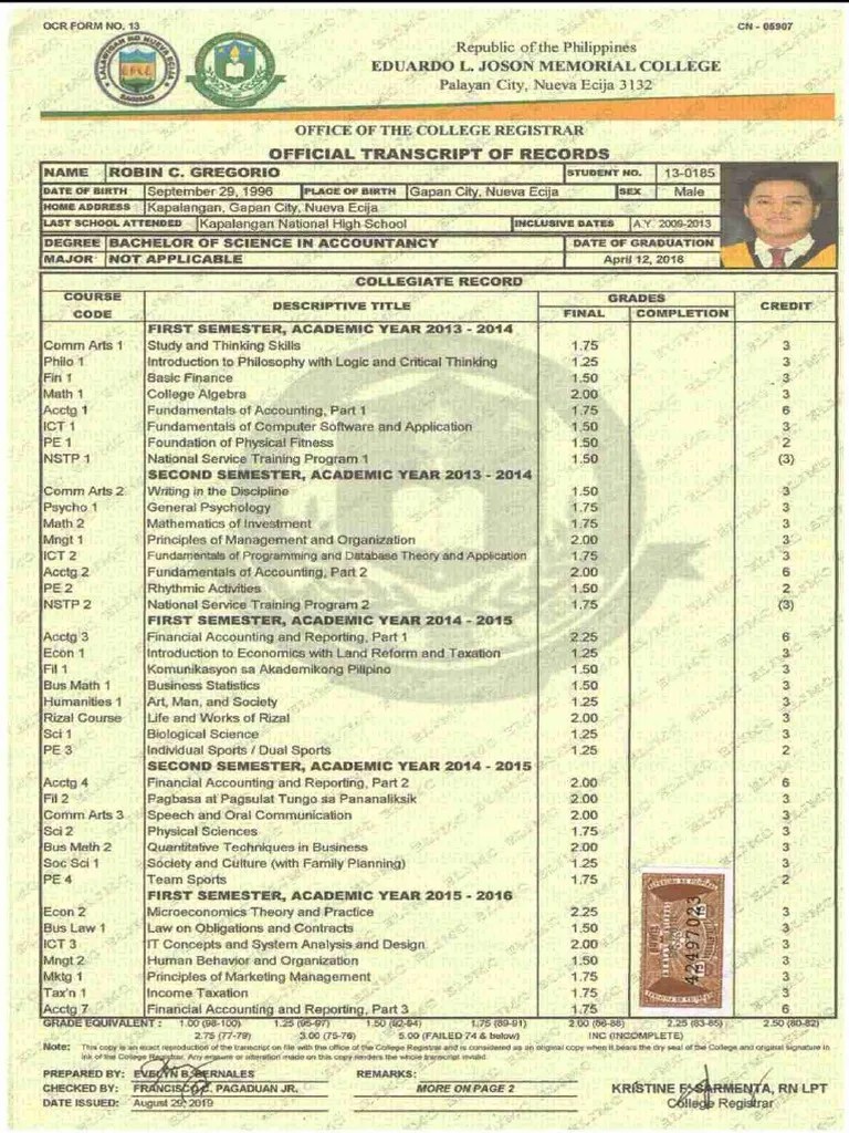 Requirements in PNP | PDF