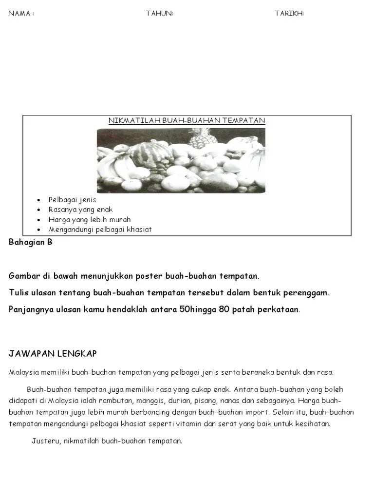 Kelebihan Buah Buahan Tempatan Ulasan