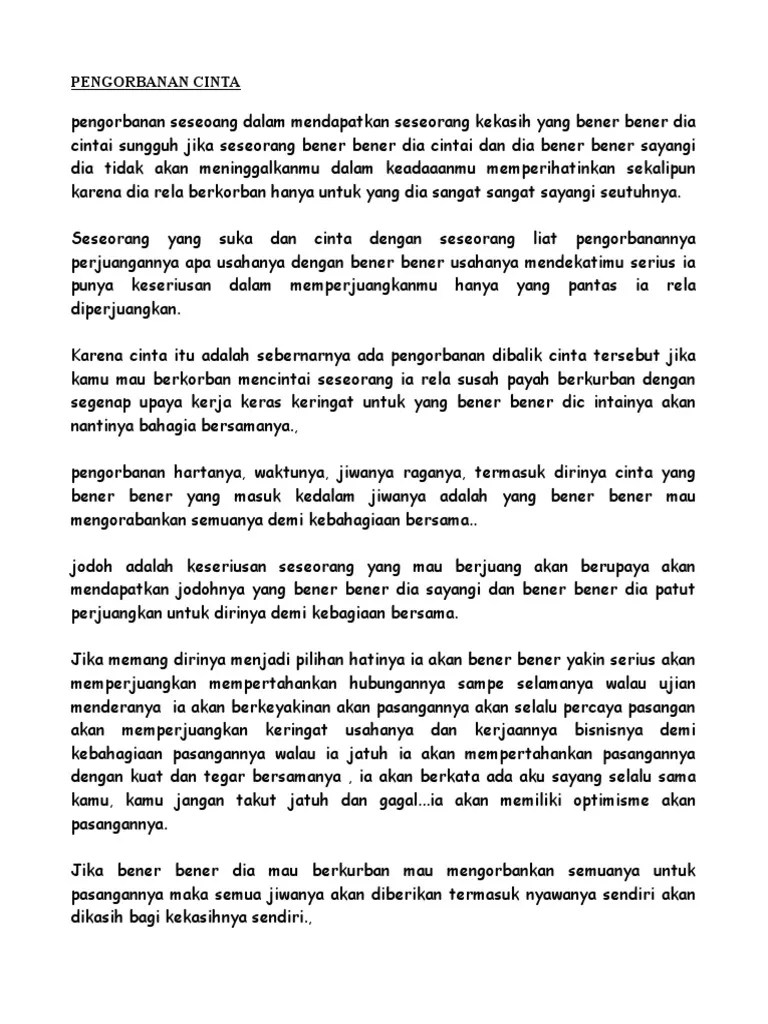 Pengorbanan Cinta | PDF