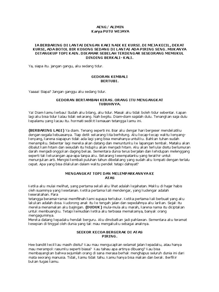 Naskah Monolog | PDF